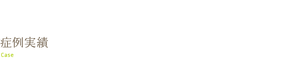 症例実績