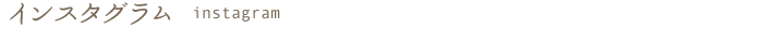 インスタグラム
